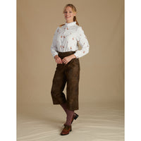 T.Ba Khaki York Faux Leather Trousers
