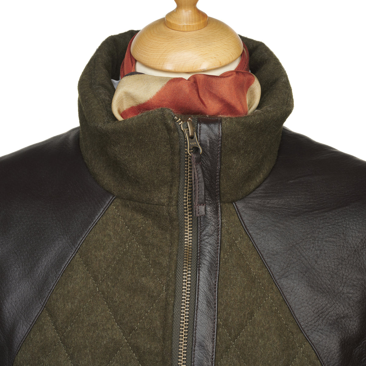 Green Derby Quilted Field Coat