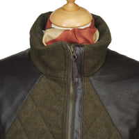 Green Derby Quilted Field Coat