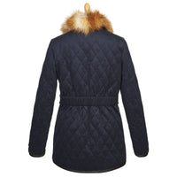 Navy Derby Quilted Field Coat
