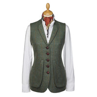 Green Gillingham Tweed Vest