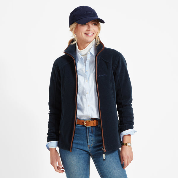 Navy Schöffel Burley Fleece Jacket