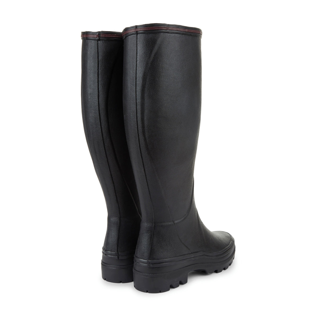 Black Le Chameau Giverny Jersey Lined Boots
