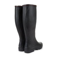 Black Le Chameau Giverny Jersey Lined Boots
