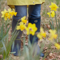 Navy Le Chameau Giverny Jersey Lined Boots
