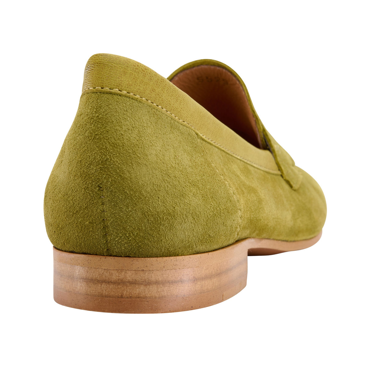Green Suede Livia Loafers