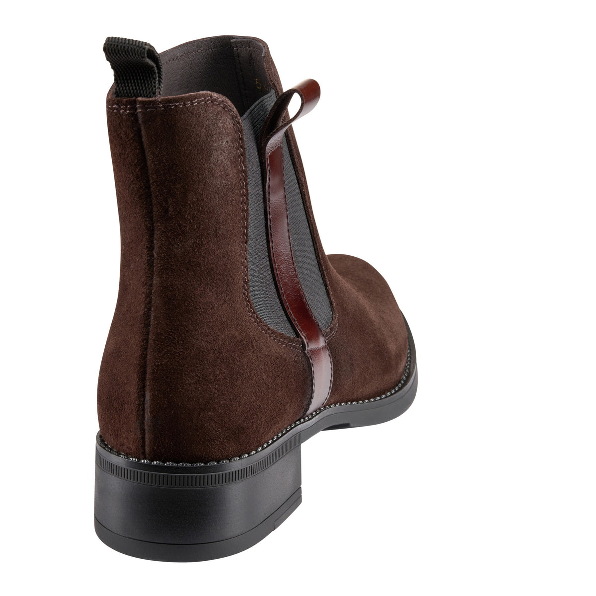 Suede Leather Band Ankle Boot