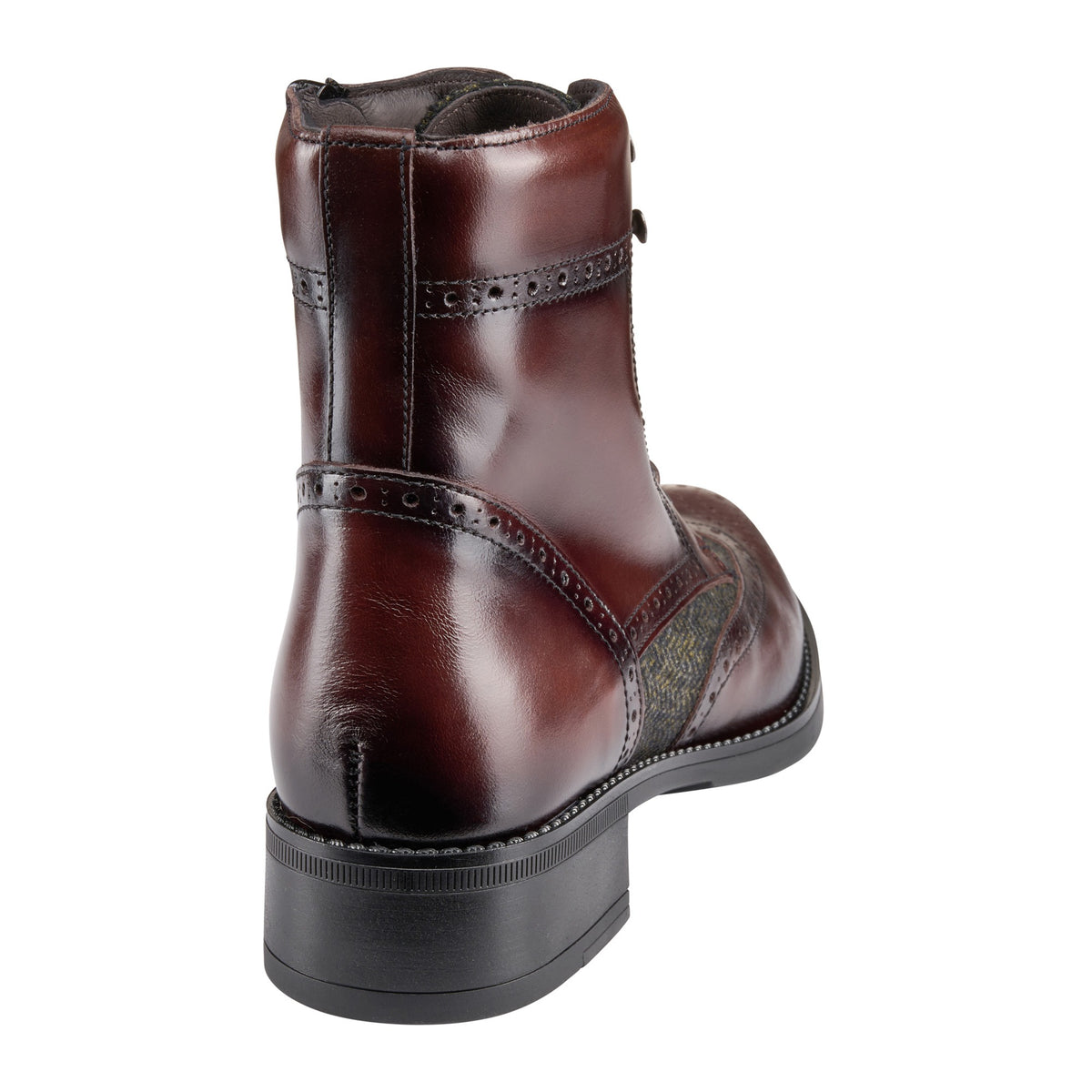 Wetherby Tweed Leather Boot