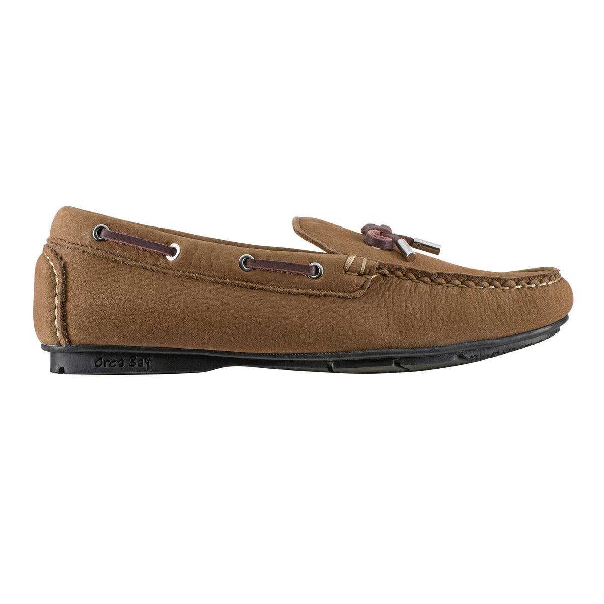 Taupe Suede Deck Loafers