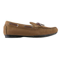 Taupe Suede Deck Loafers