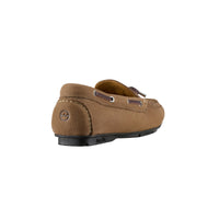 Taupe Suede Deck Loafers