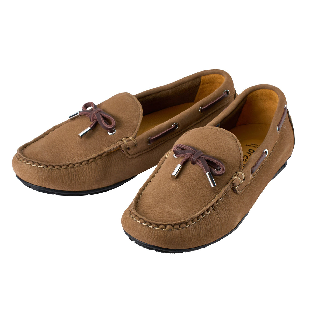 Taupe Suede Deck Loafers