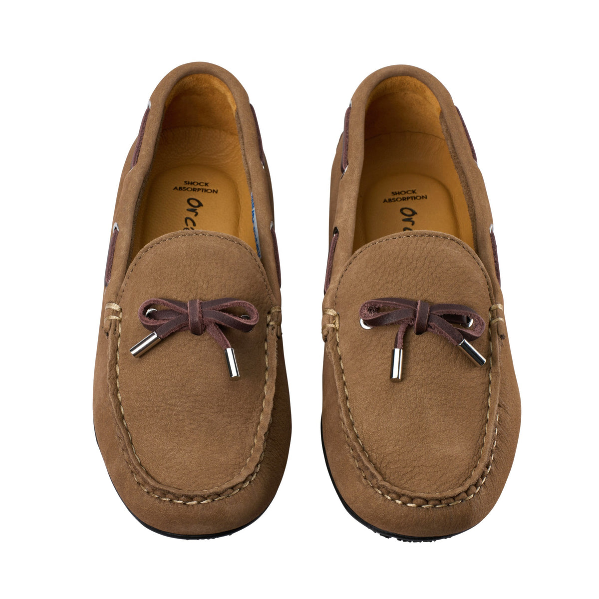 Taupe Suede Deck Loafers