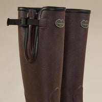 Le Chameau Women's Brown Vierzon Jersey Lined Boots