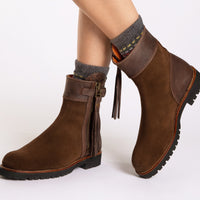 Dark Oak Penelope Chilvers Inclement Cropped Tassel Boot
