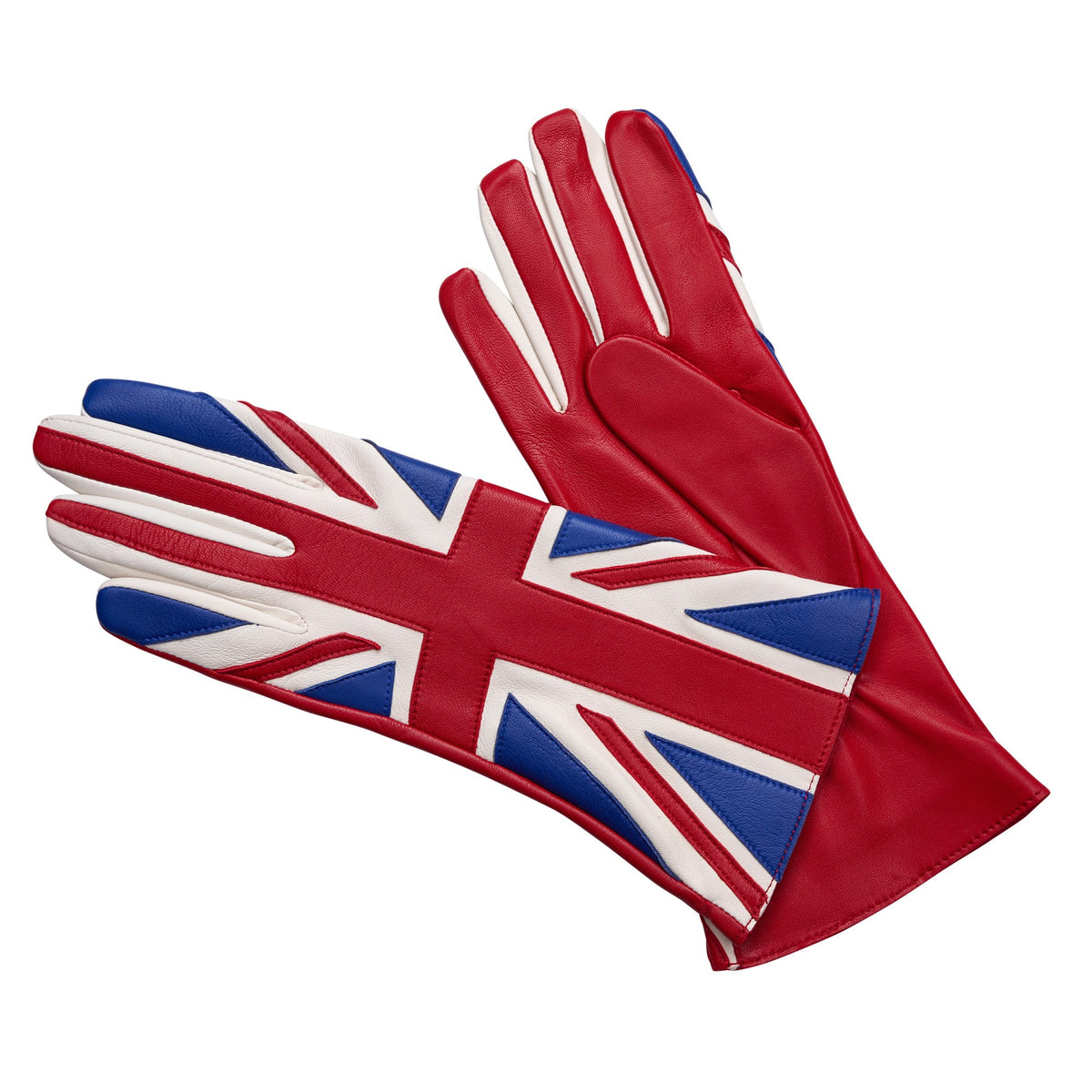 Union Jack Leather Gloves