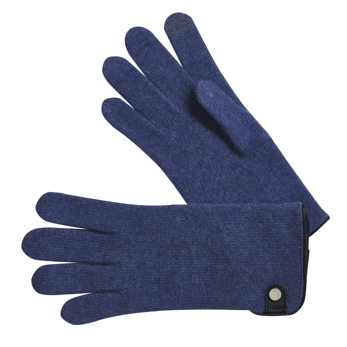 Denim Blue Merino Tag Gloves