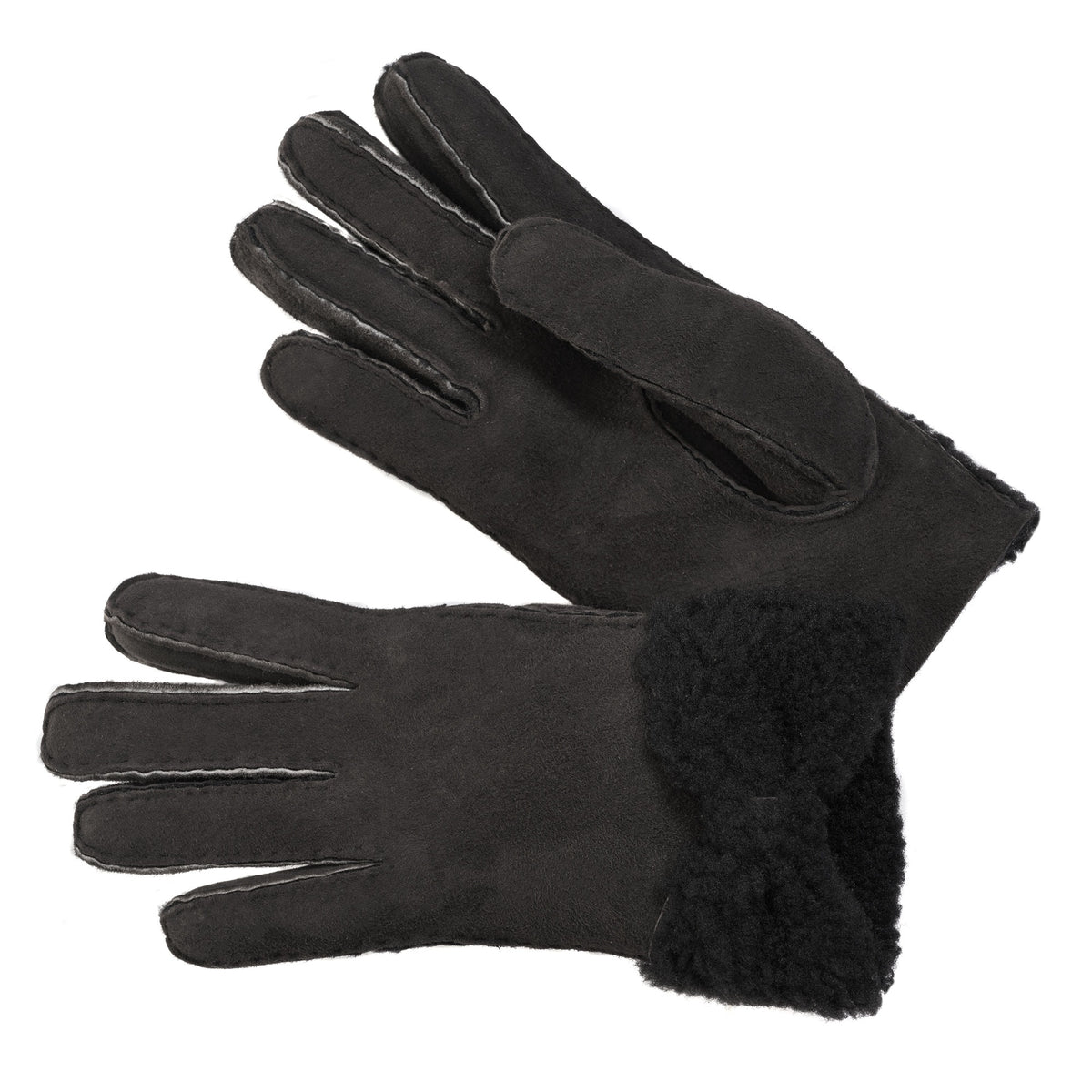 Chocolate Sheepskin Lined Gloves