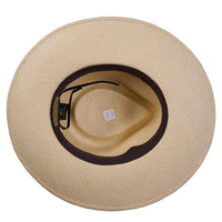 Burgundy Panama Contrast Band Hat