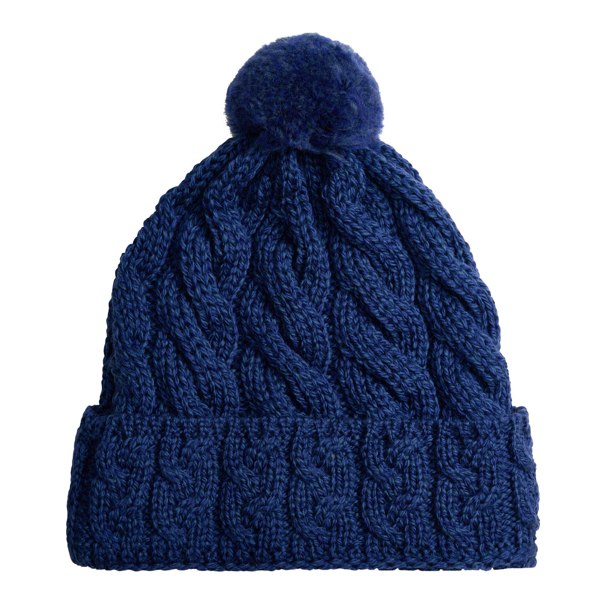 Blue Supersoft Merino Beanie Hat