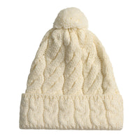 Cream Supersoft Merino Beanie Hat