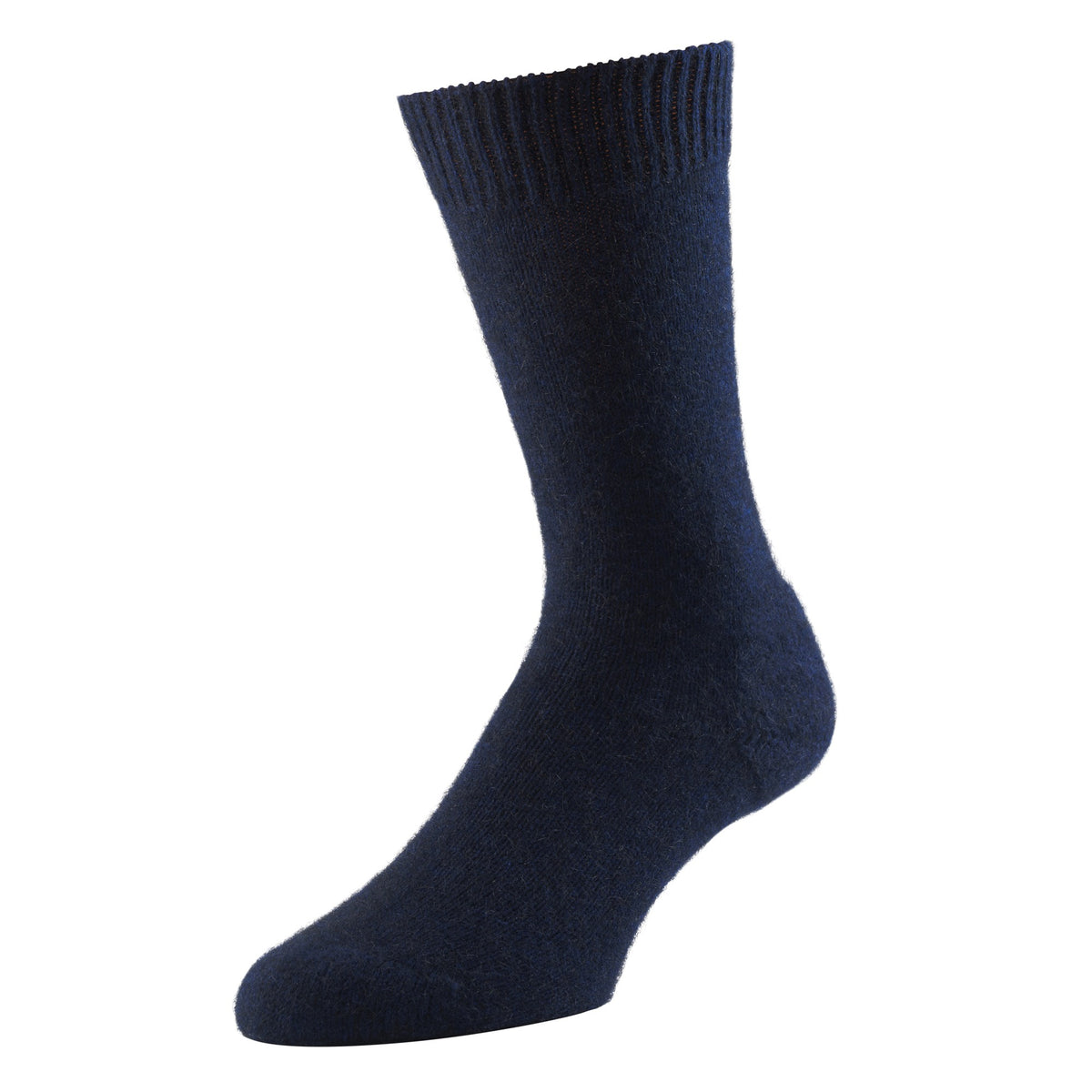 Navy Possum Merino Socks