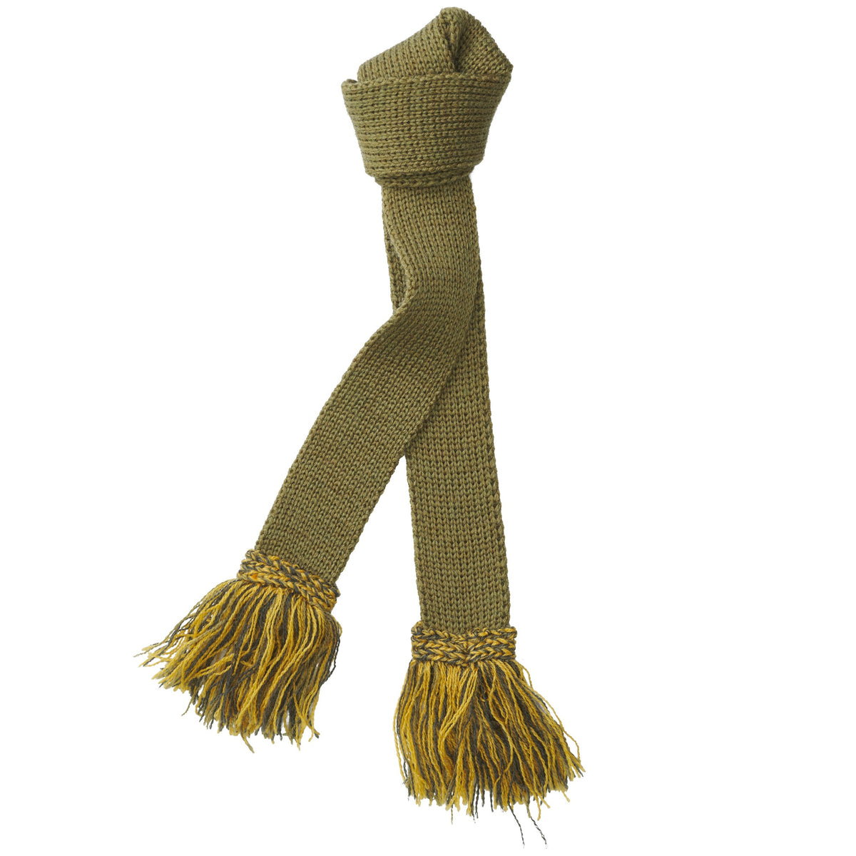 Ladies Sage Merino Garter Tie