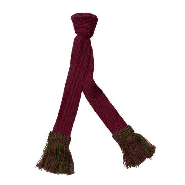 Ladies Wine Wool Shooting Garter