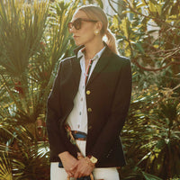 Navy Classic Blazer with Double Vent