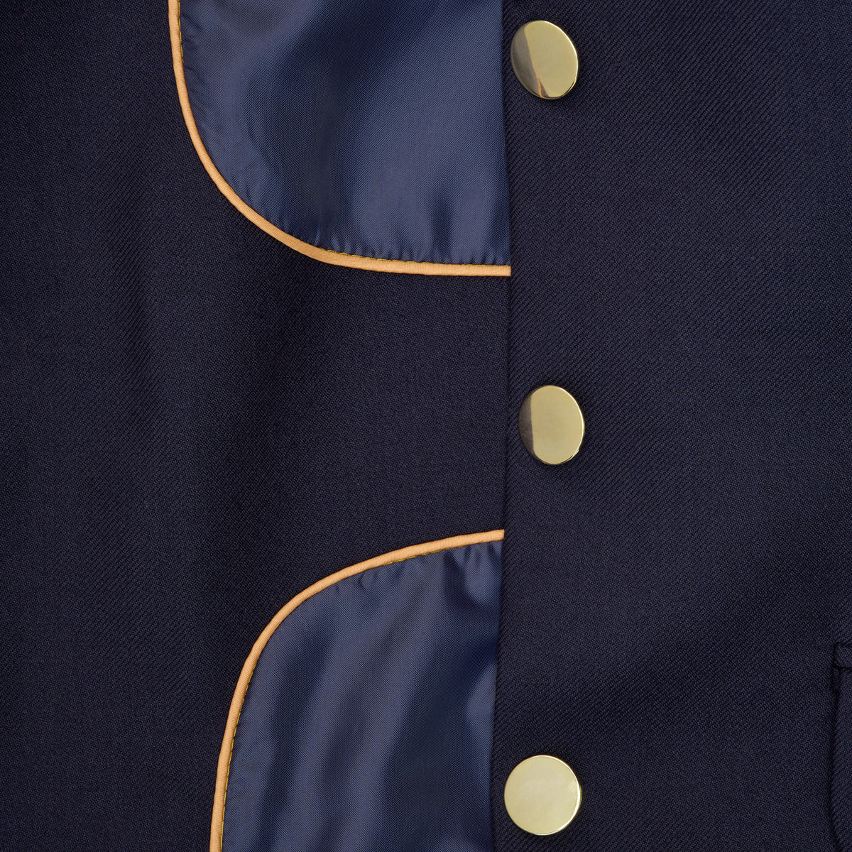 Navy Classic Blazer with Double Vent