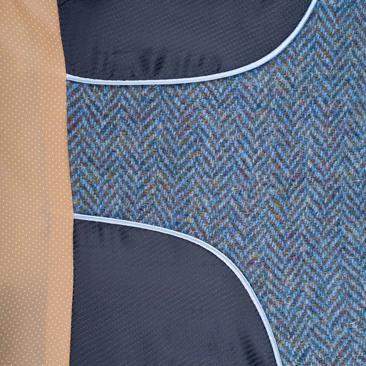 Blue Wantage Harris Tweed Chelsea Jacket