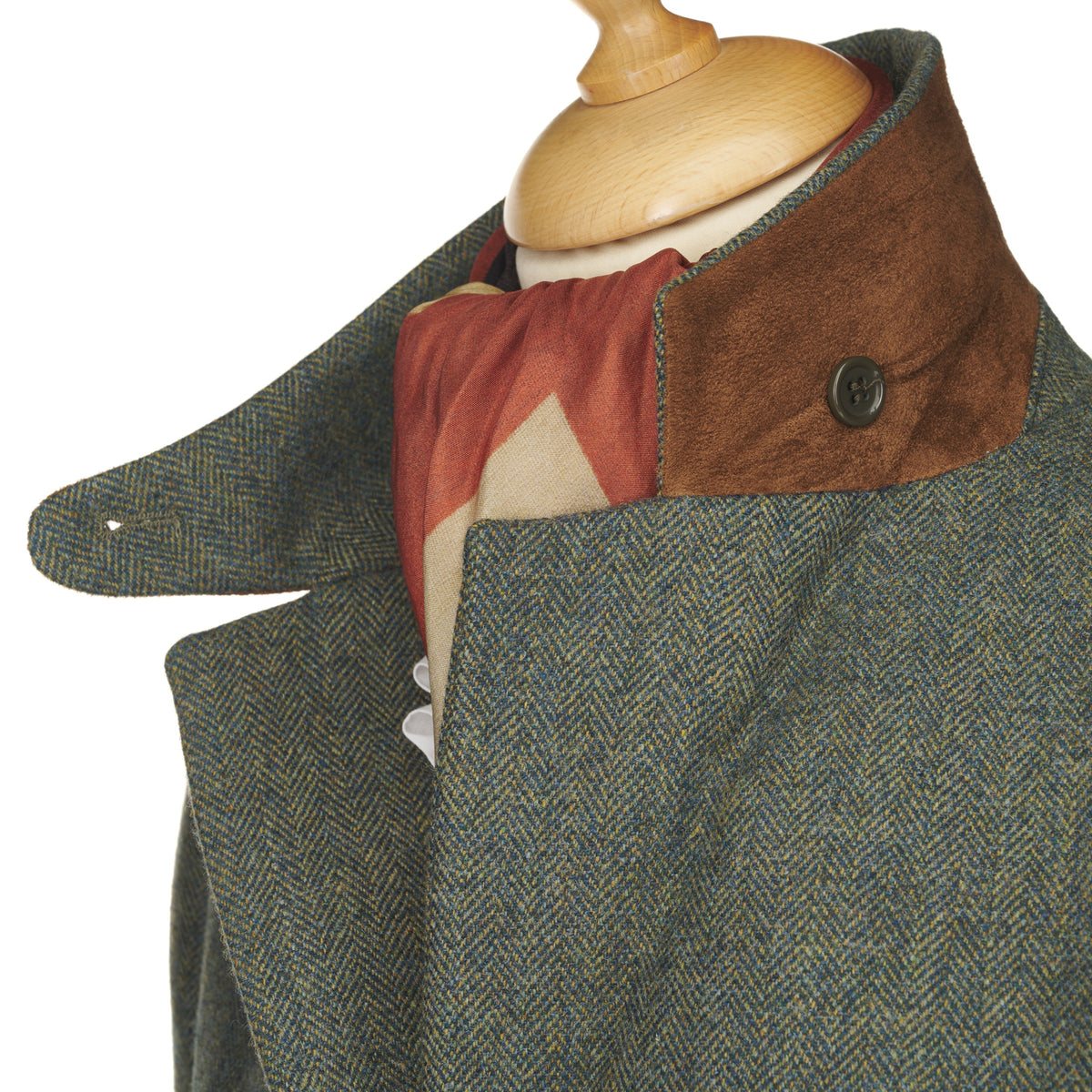 Green Ludlow Storm Tab Tweed Jacket