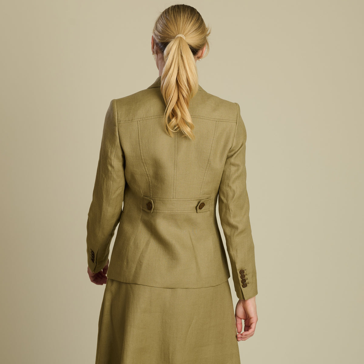 Khaki Maria Safari Jacket
