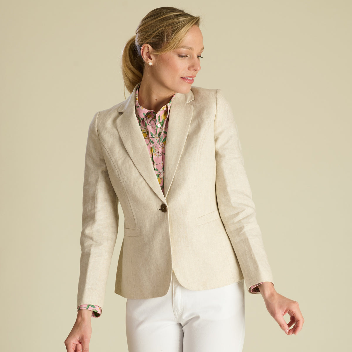 Beige Maria Safari Jacket