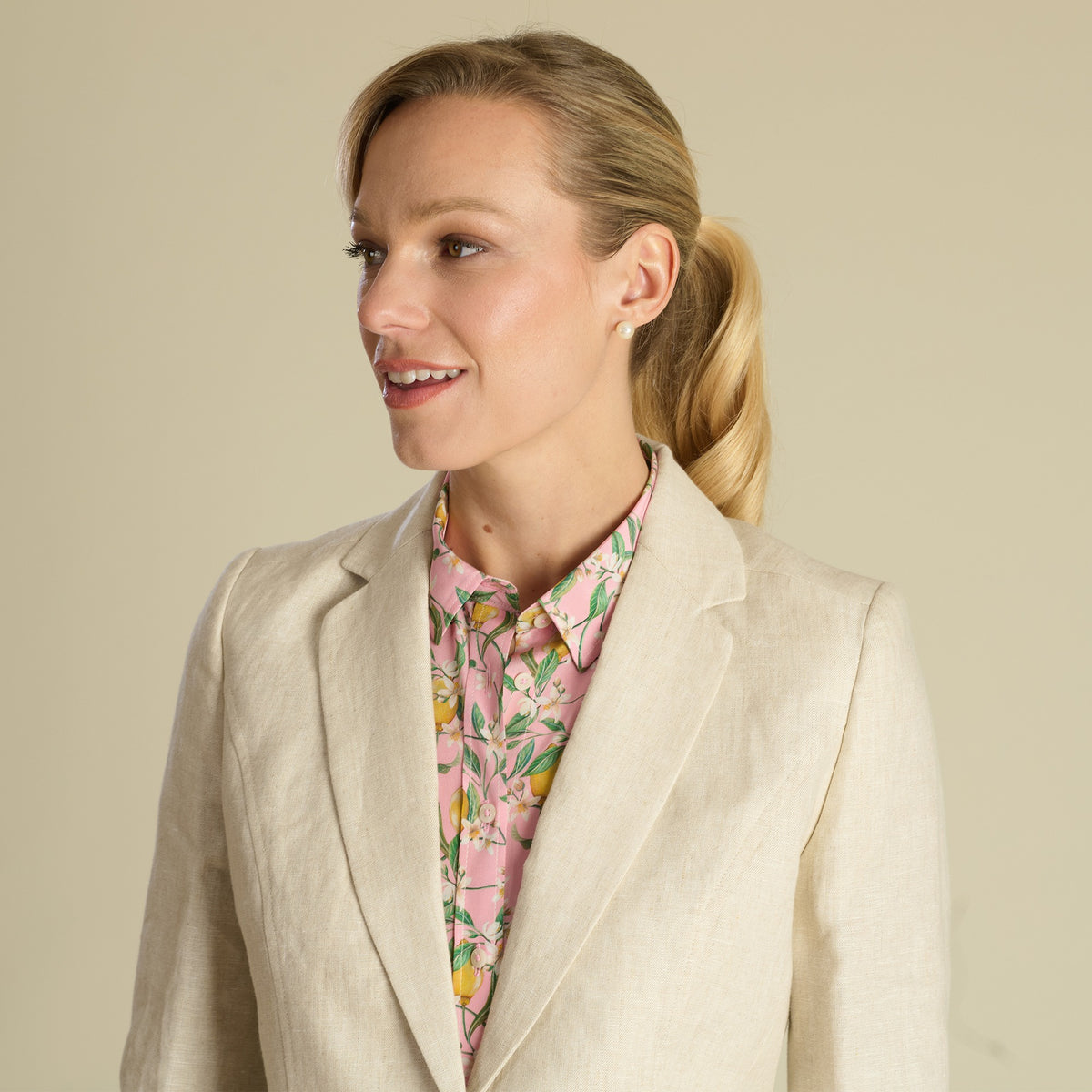 Beige Maria Safari Jacket