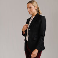 Black Cavalry Twill Hacking Jacket