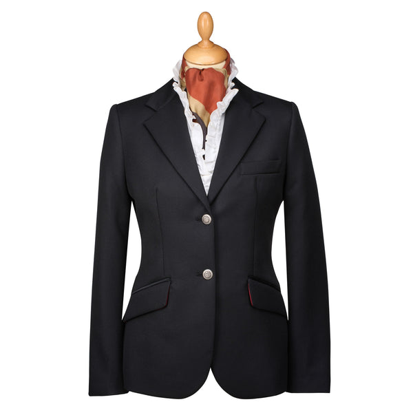 Black Cavalry Twill Hacking Jacket