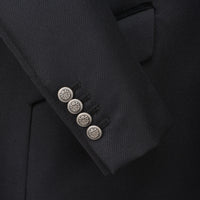 Black Cavalry Twill Hacking Jacket