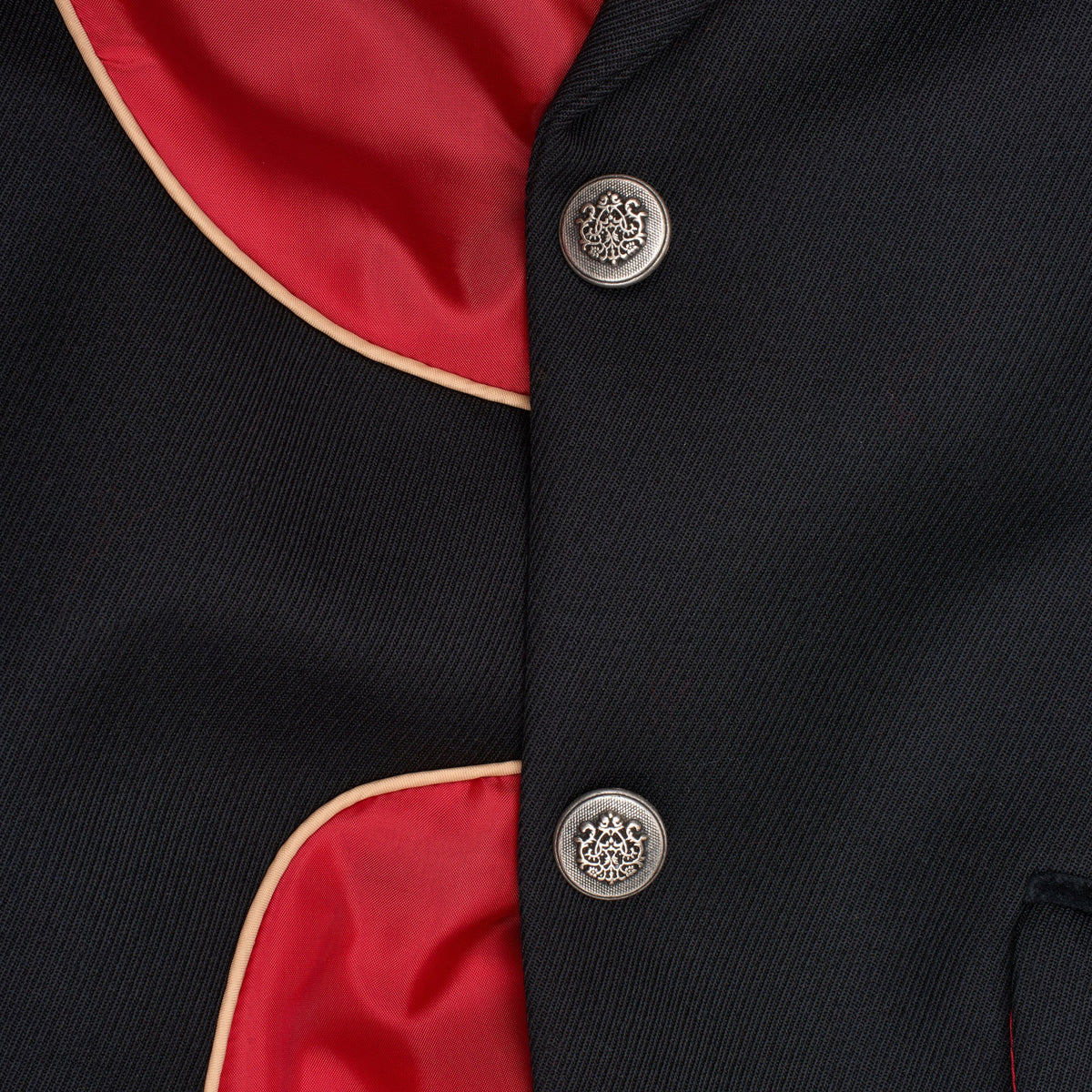 Black Cavalry Twill Hacking Jacket