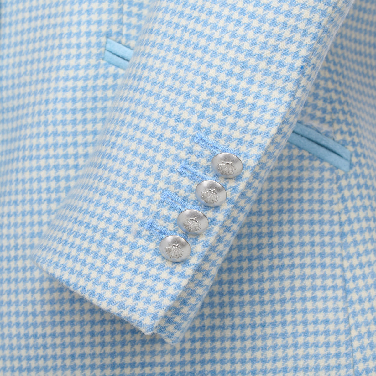 Popham Houndstooth Nehru Jacket