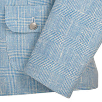 Foye Prince Of Wales Blue Jacket