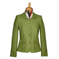 Elsworth Green Linen Jacket with Peter Pan Collar
