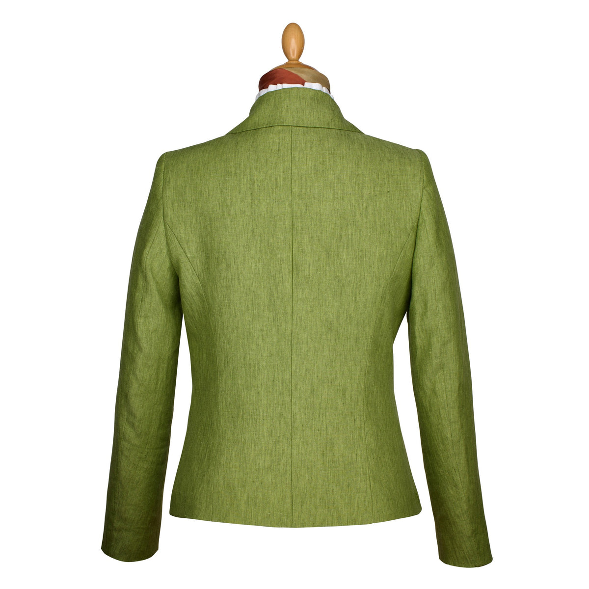 Elsworth Green Linen Jacket with Peter Pan Collar