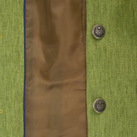 Elsworth Green Linen Jacket with Peter Pan Collar
