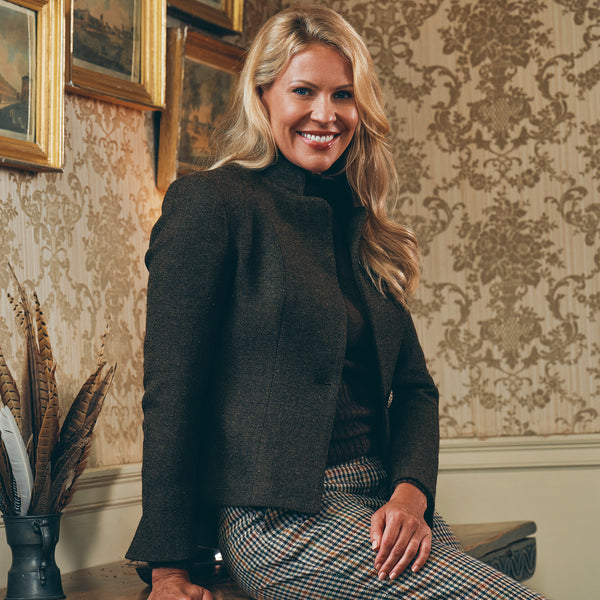 Brown T. Ba Calthorpe Tweed Jacket