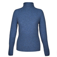 Pale Blue Possum Merino Turtle Neck