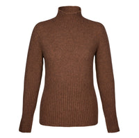 Brown Possum Merino Turtle Neck