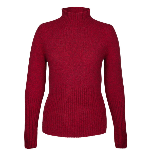 Red Possum Merino Turtle Neck