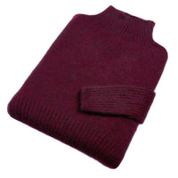 Wine Possum Turtleneck Sweater