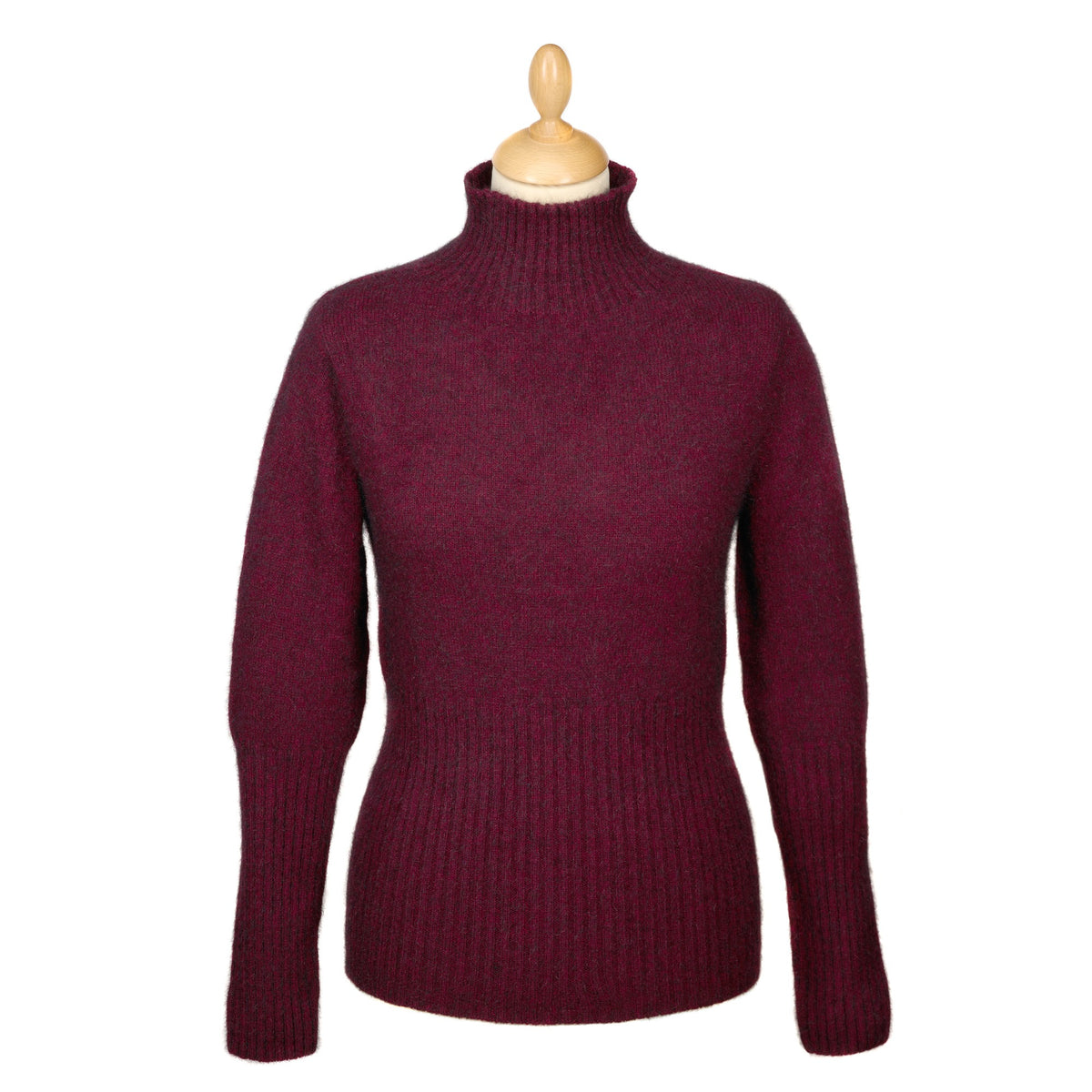 Wine Possum Turtleneck Sweater